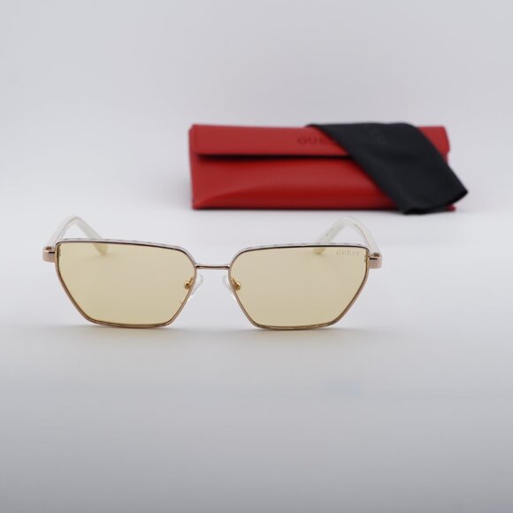 Guess GU00106 21E Cat Eye Sunglasses – White/Gold/Brown main image 10